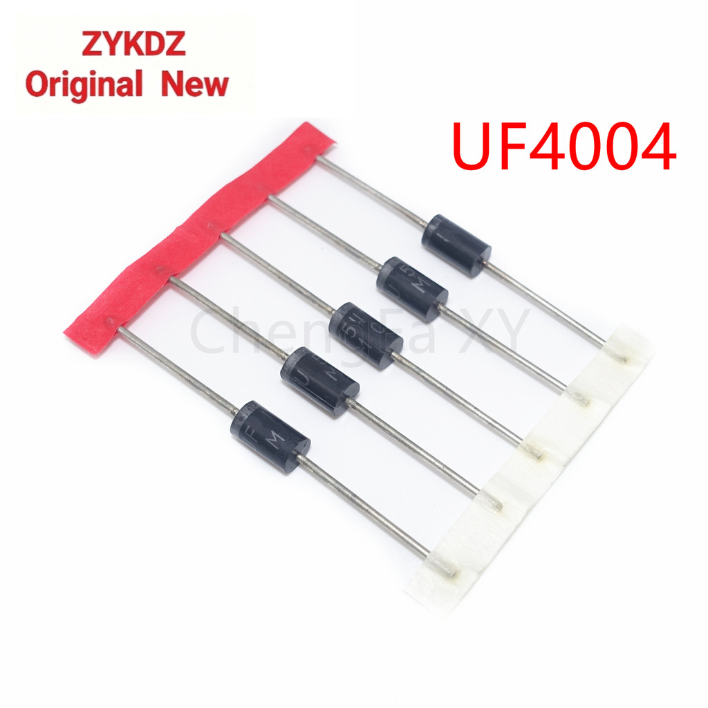100 CÁI Diode chỉnh lưu UF4004 DO-41 mới và chính hãng