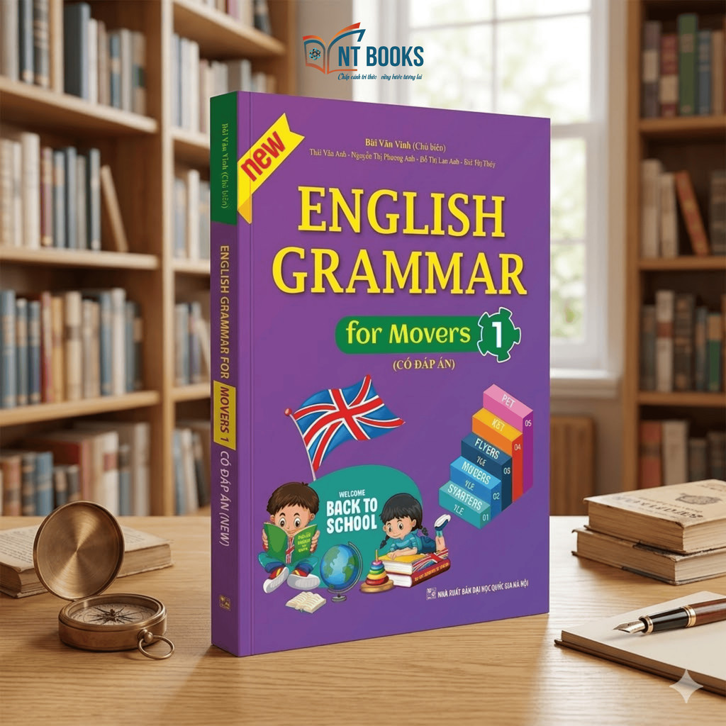 Sách - English Grammar for Movers 1 (có đáp án) - MT