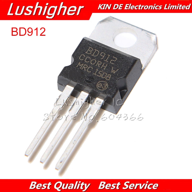 10 chiếc BD912 100V 15A TO-220 TO220 Darlington Transistor Original