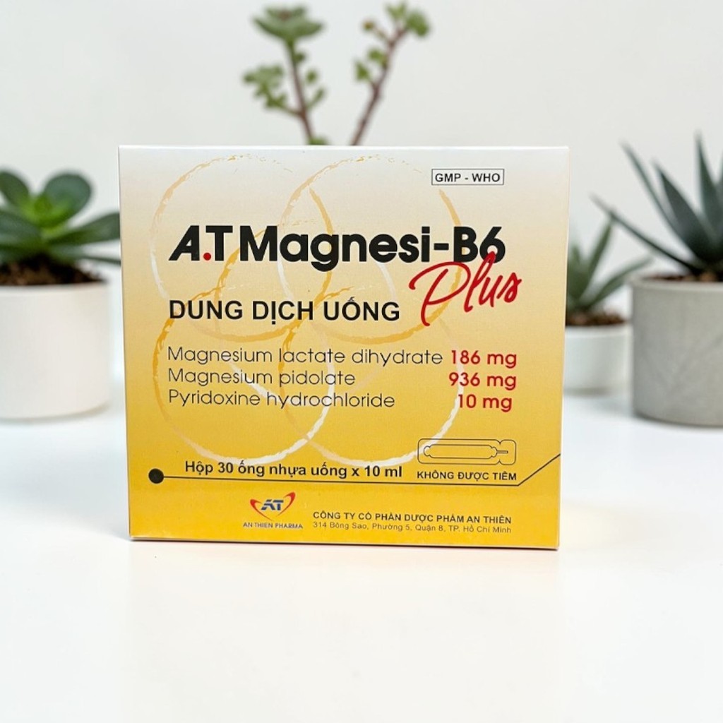 Bổ Sung Magie B6 Magnesium B6 , đóng gói hộp chứa hộp 30 ống x 10ml