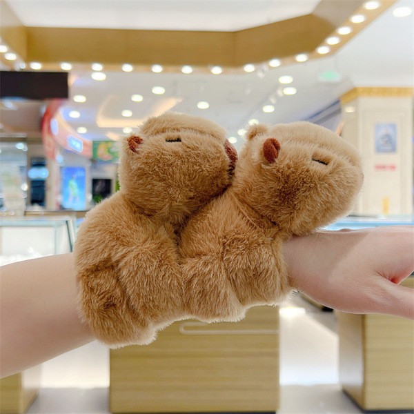 hộp bút capybara capybara hồng Douyin Cùng Phong Cách Kapibara Papa Circle Papa Circle Papa Wrist Ka