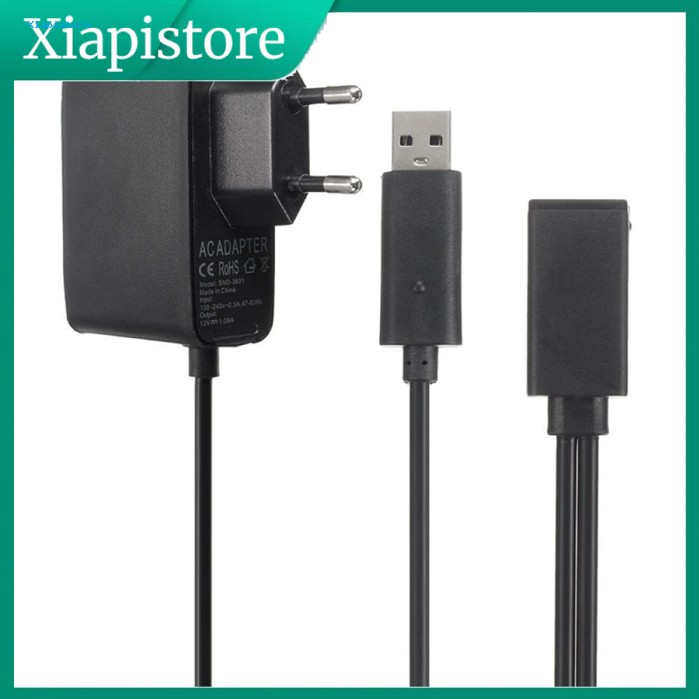 [Xiapistore] Bộ sạc nguồn Cáp sạc USB cho cảm biến Xbox 360 Kinect