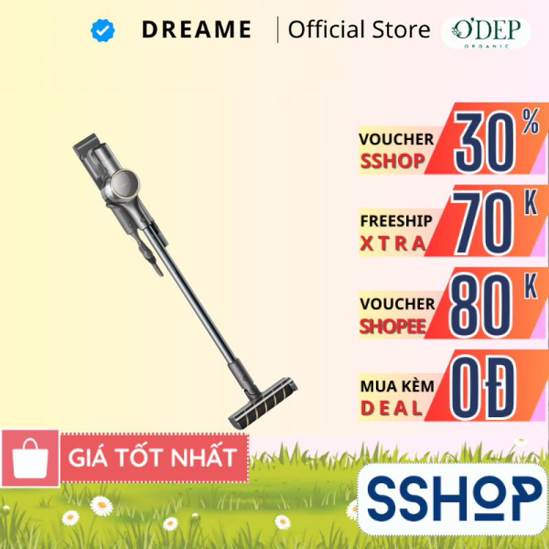 Máy hút bụi không dây Dreame V18S Aqua đa năng - Bảo hành 24 tháng - SSHOP SSA