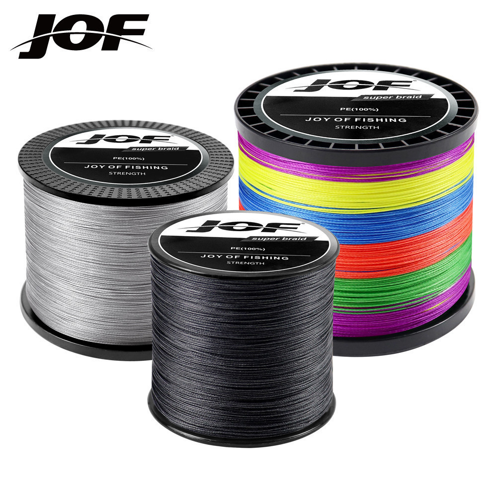 JOF Dây Câu Cá 500M x 4 - 100% PE, Nhỏ Gọn Di Động