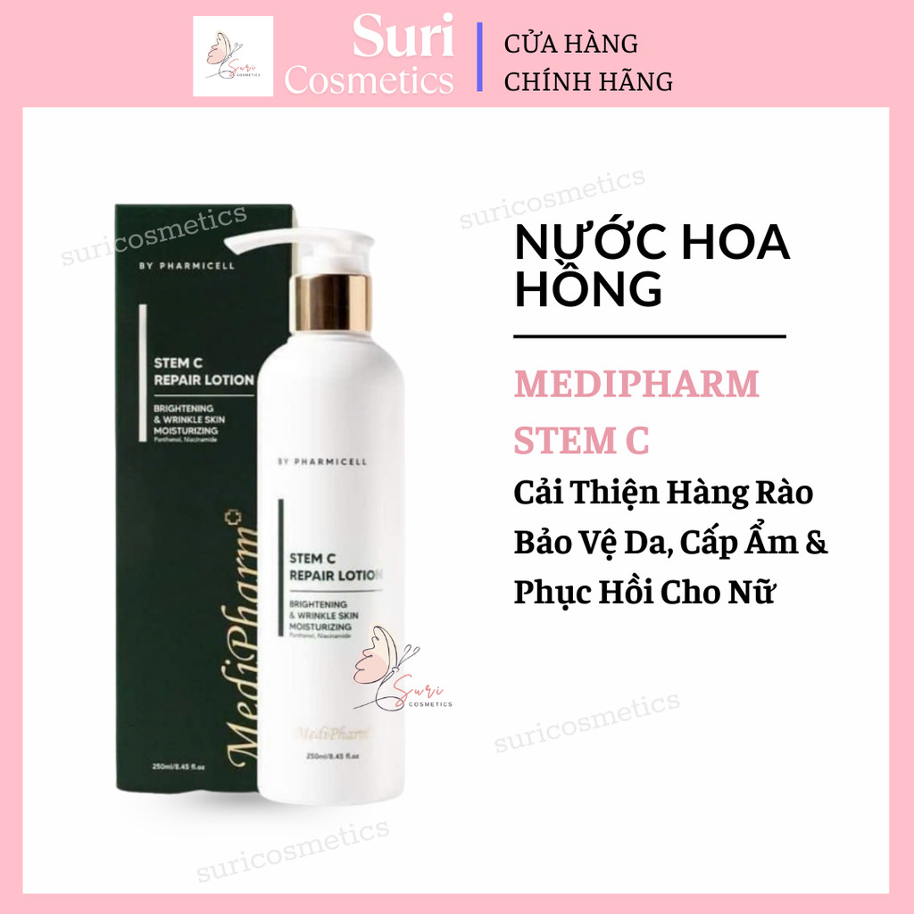 Toner Medipharm Stem C Cải Thiện Hàng Rào Bảo Vệ Da, Cấp Ẩm & Phục Hồi Cho Nữ