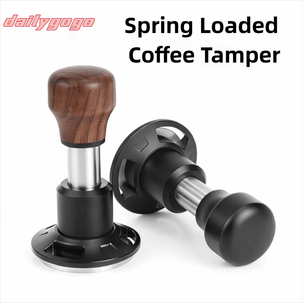 Máy Tamper Espresso IFFINE, Máy Tamper cà phê nạp lò xo áp suất không đổi, Thép không gỉ 58,5mm 53mm