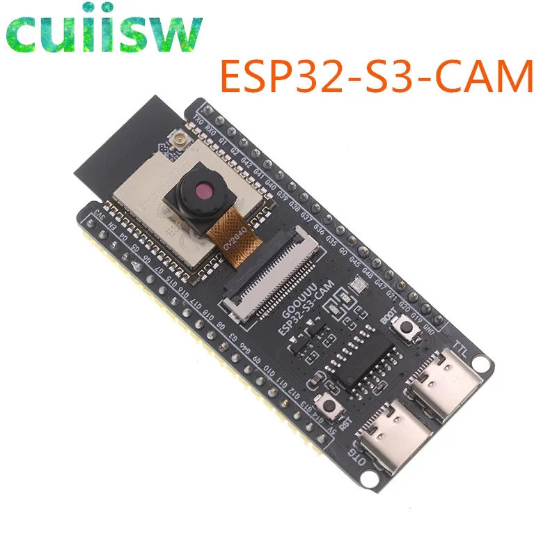ESP32-S3 WROOM N16R8 CAM Ban Phát Triển WiFi + Bluetooth Module OV2640 Camera