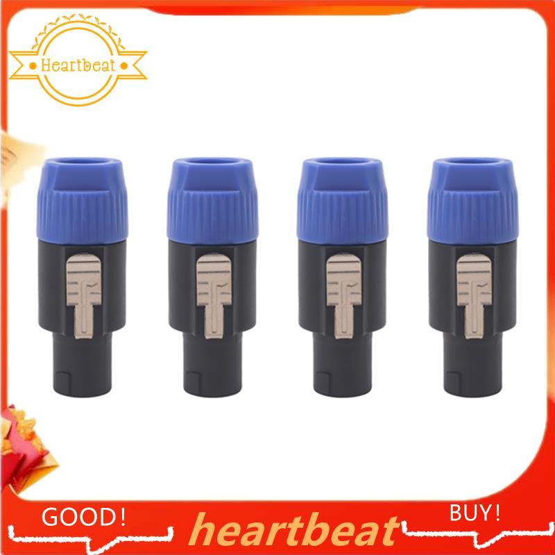 Loa Cắm Khóa Xoắn 4 Cực Loa Cắm Tương Thích Với Speakon NL4FC, NL4FX, NLT4X, NL2FC - 4 GÓI