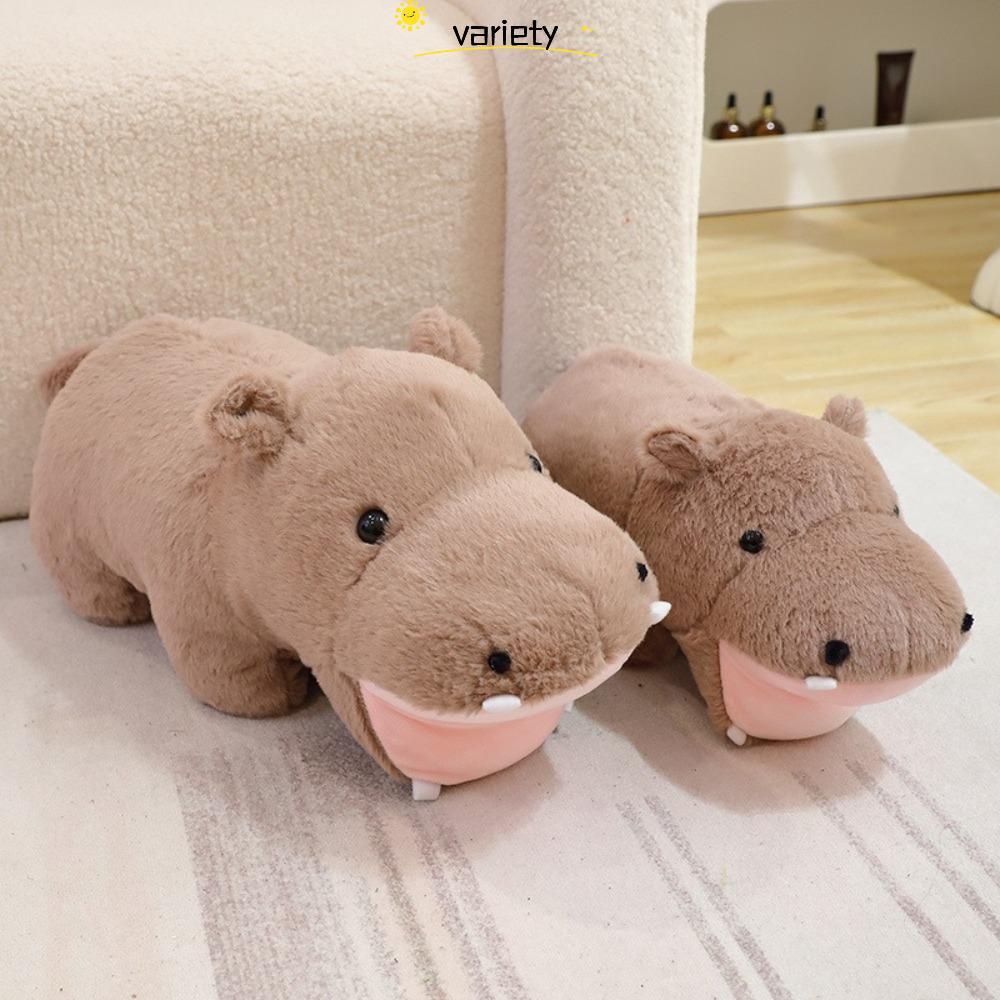 Động vật nhồi bông đa dạng, Phim hoạt hình Moodeng Baby Hippo Đồ chơi sang trọng, Trang trí nội thất