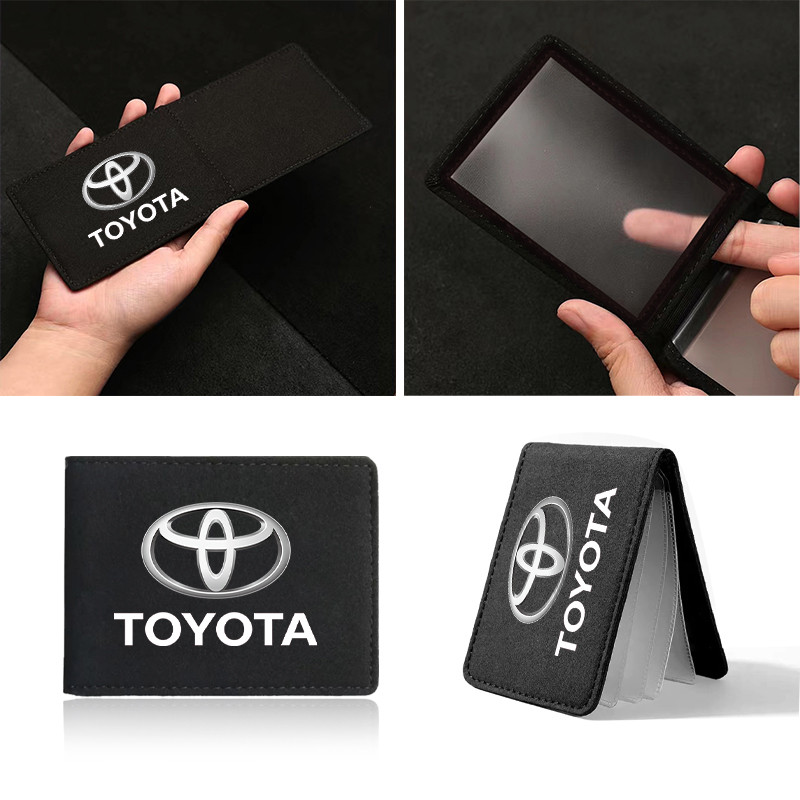 [Hơn 60 thiết kế logo ô tô] Logo ô tô Vỏ giấy phép lái xe Túi đựng thẻ nhận dạng Phụ kiện ví cho Toy