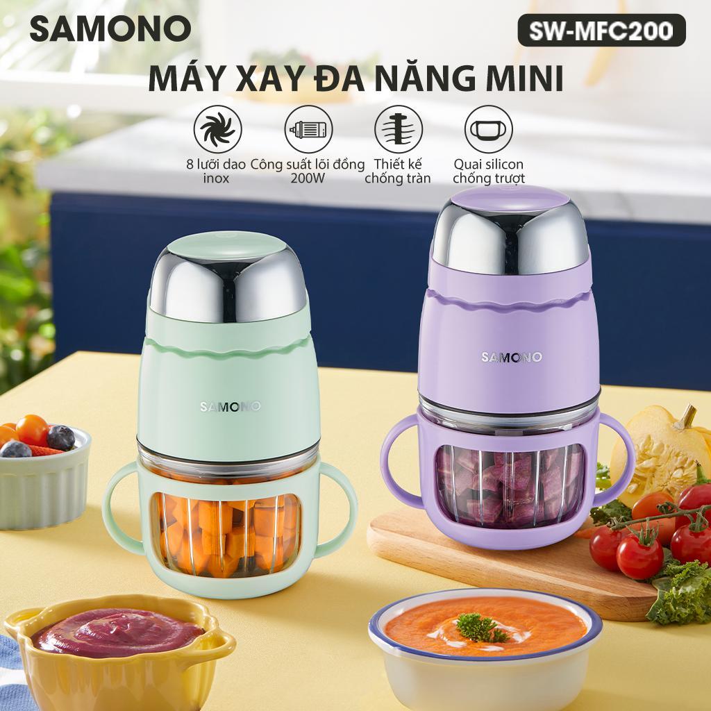 Máy xay thực phẩm đa chức năng SAMONO SW-MC200 TÍM