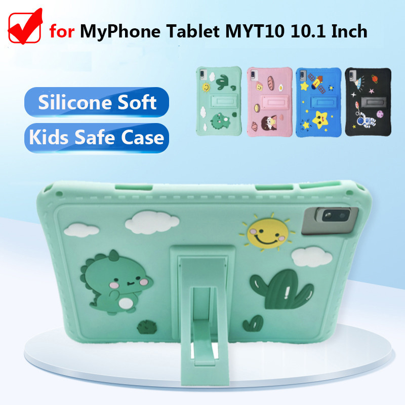 Ốp Lưng Cho Máy Tính Bảng MyPhone MYT10 10.1 Inch Ốp Lưng EVA Di Động Chống Sốc Trẻ Em Tay Cầm An To