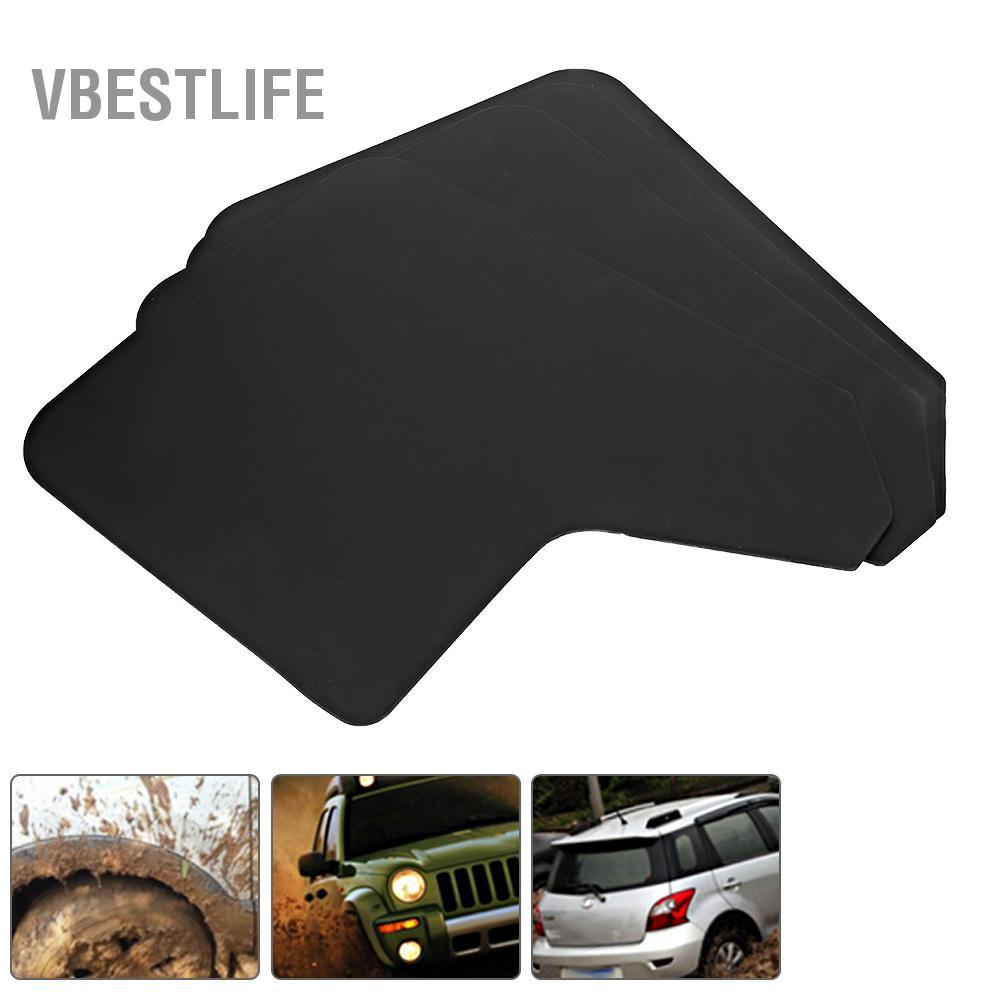 VBESTLIFE Qiilu Splash Guard Tấm chắn bùn Mudflaps MF12-BAS-BLK Tấm chắn bùn ô tô Universal Cover Tấ