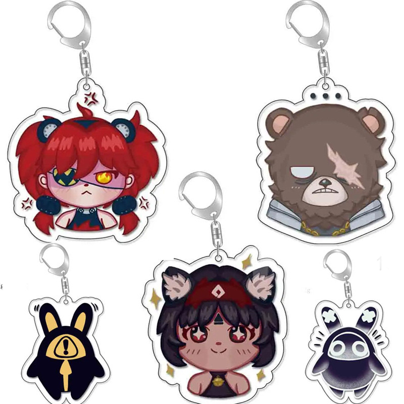 Cute Game Zenless Zone Zero Ellen Joe Seth Lowell Jane Doe Von Lycaon Nicole Acrylic Keychains Stand