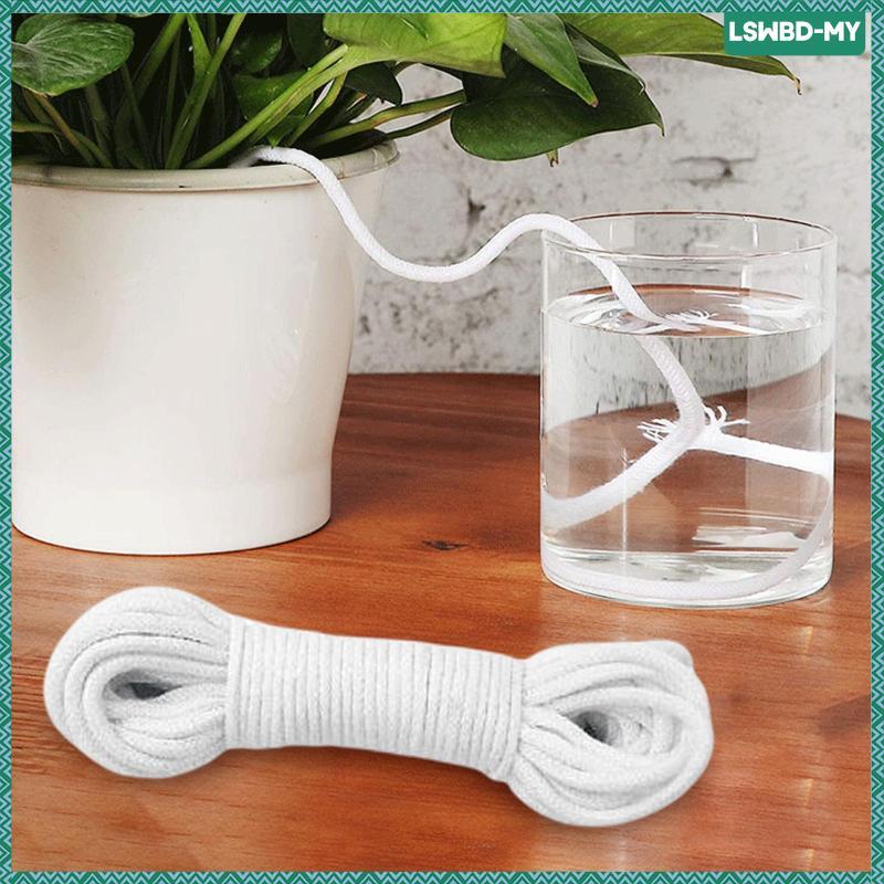 [lswbd] Dây Cotton tự tưới nước Dây bấc 30 Feet cho cây trồng trong chậu trong nhà 6mm