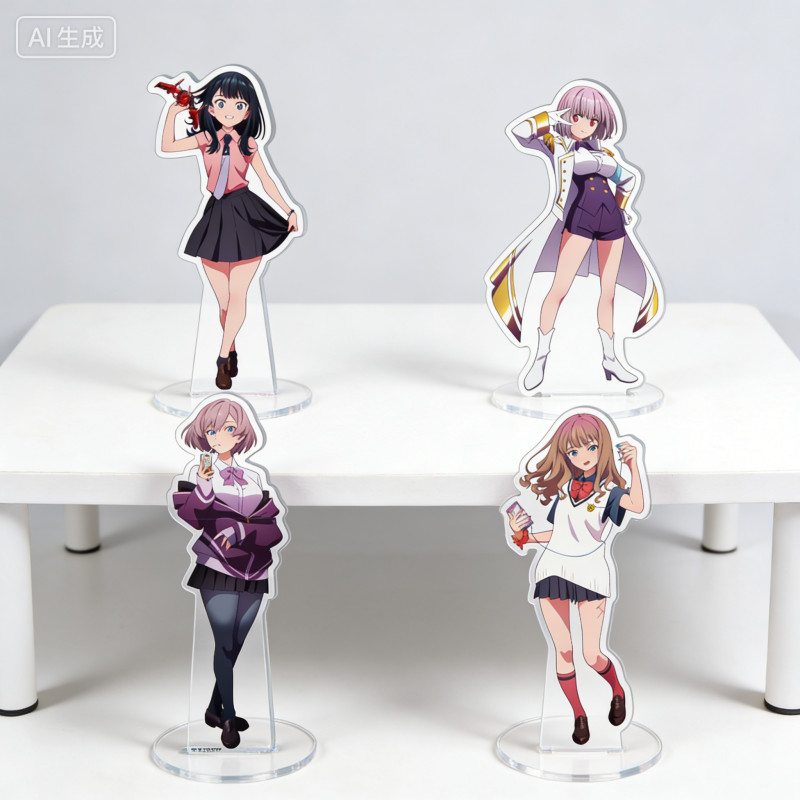 Anime Gridman Universe Rikka TakaradaAcrylic Stand Model Plate Keychains Accessories Goods Collectio