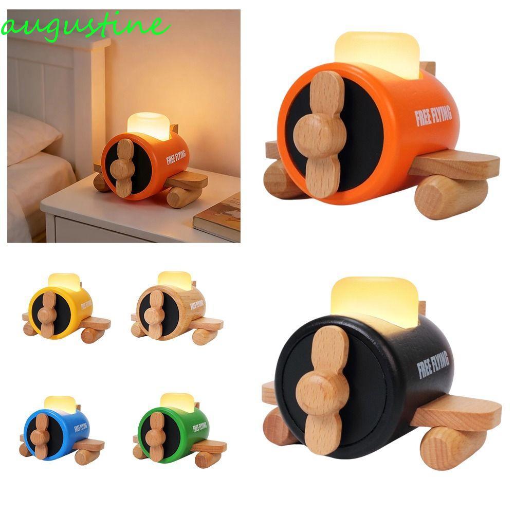 Đèn ngủ có thể sạc lại AUGUSTINE, Đèn LED ba chế độ Đèn ngủ máy bay, Thiết kế máy bay Hình dạng máy 
