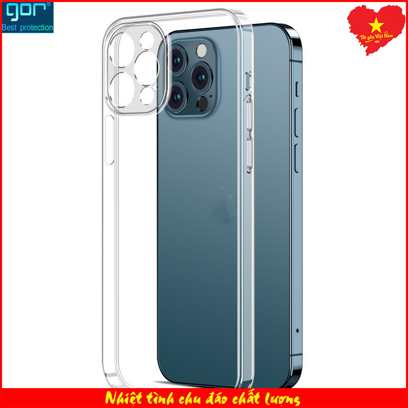Ốp Lưng Dẻo Gor iPHONE 13, IP 13 Pro Max, IP 13 Pro, IP 13 Mini, dẻo chính hãng hạn chế ố