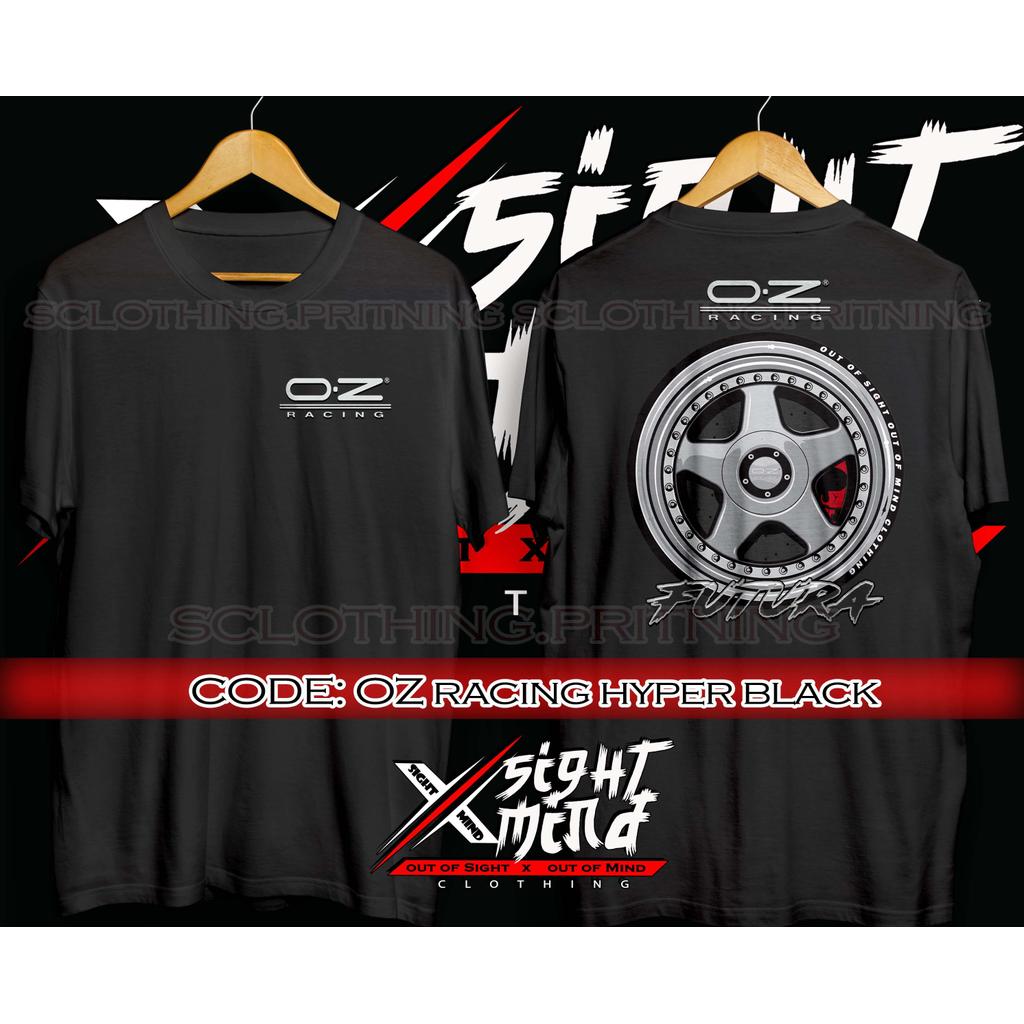 Áo thun ô tô Oz Racing Futura Mags / Baju Microfiber Jersi / Jersey Thăng hoa / Áo thun Jersey