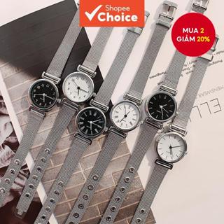 Đồng hồ thạch anh bán chạy nhất dành cho nữ - Đồng hồ tròn nhỏ tối giản phong cách cổ điển Hàn Quốc với sự quyến rũ thanh lịch