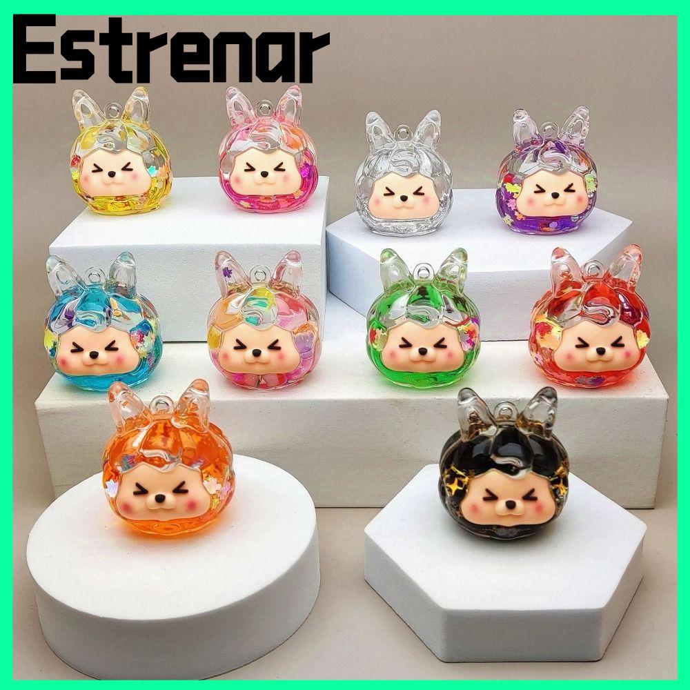 ESTRENAR Để Bàn KiKi Đồ Trang Trí, Trang Trí DIY Nhấp Nháy KiKI Mini Kiki Puppy Đồ Trang Trí, Hạt Ha