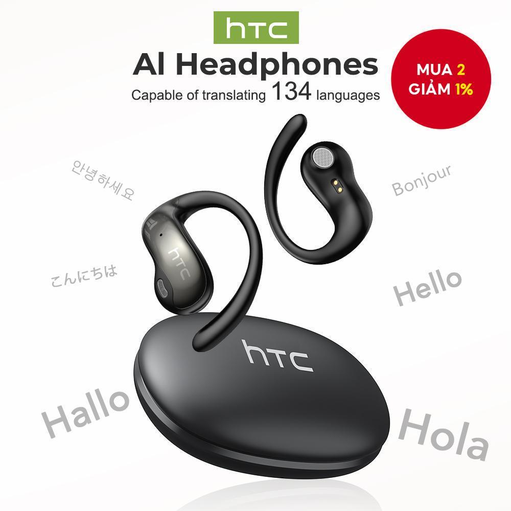 Tai nghe Bluetooth HTC NE19 AI Dịch 134 ngôn ngữ Tai nghe không dây âm thanh nổi HIFI có micrô | BigBuy360 - bigbuy360.vn