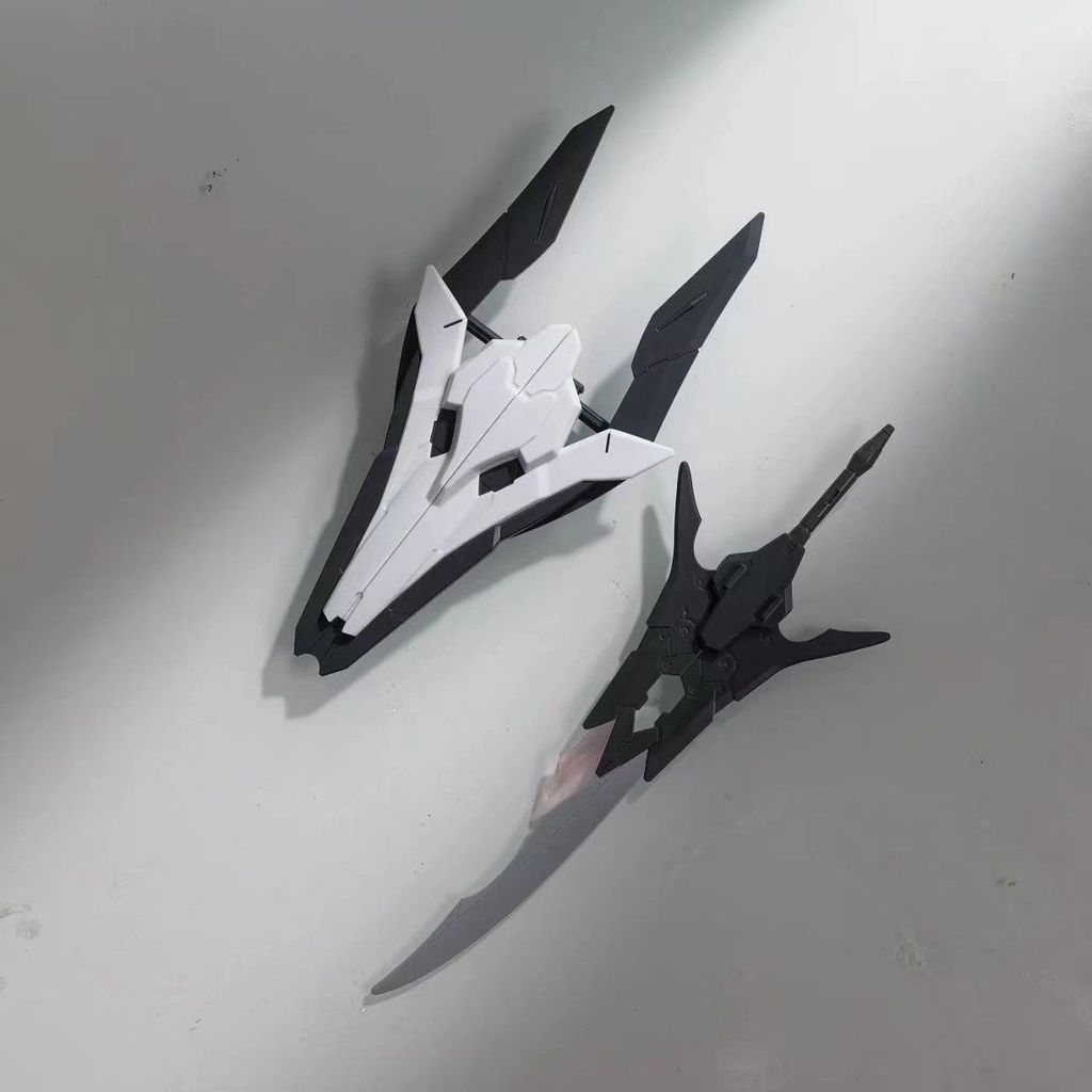 Gundam BF 1 / 100 Vũ khí lá chắn đá thô Xin 'anzhou màu trắng nguyên chất