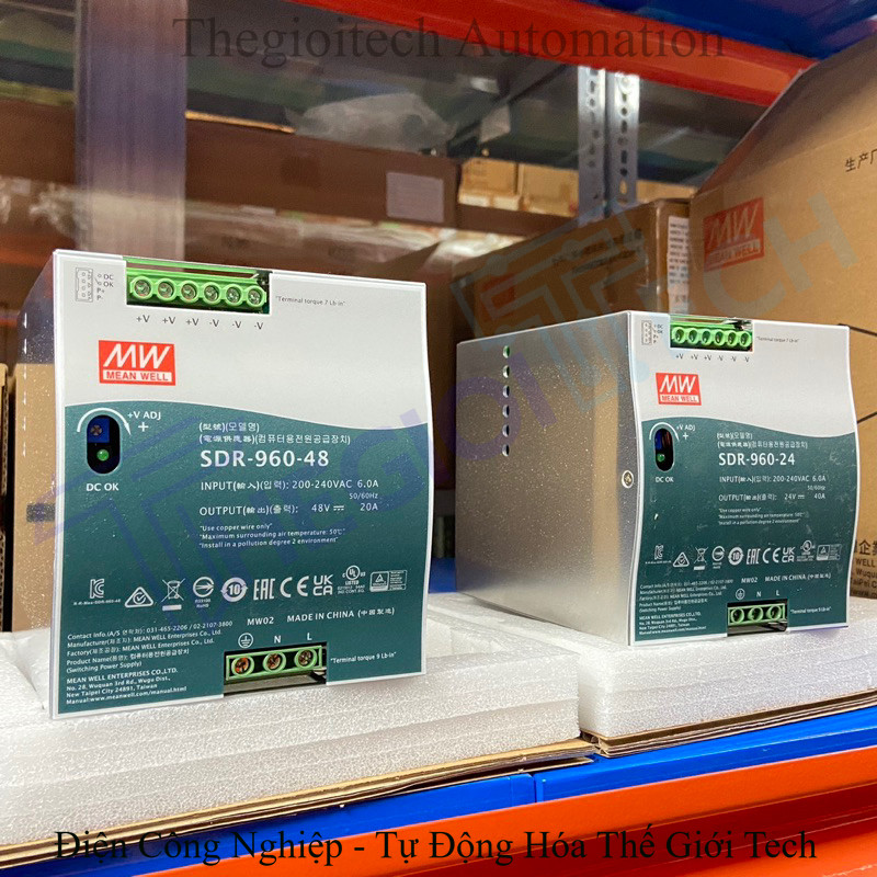 Nguồn Meanwell SDR-960-24 , SDR-960-48 TGT SMPS AC-DC