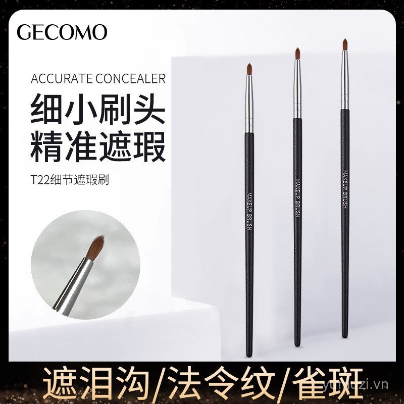 Bàn chải trang điểm rãnh rách Spot Dark Circles Chi tiết Che khuyết điểm T22 Kem che khuyết điểm GEC