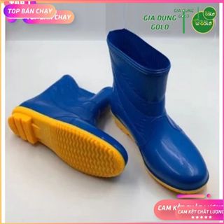 [ Rẻ Vô Địch ]  ỦNG cổ ngắn người lớn đi mưa,ủng làm vườn ,làm bếp ,nhựa dẻo êm chân bền đẹp