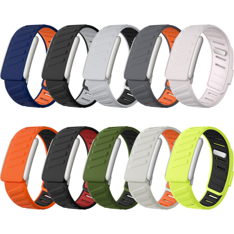 Thích hợp cho Whoop Dây đeo silicon Whoop5.0 Dây đeo silicon hai màu Whoop5.0 Dây đeo cổ tay thể tha