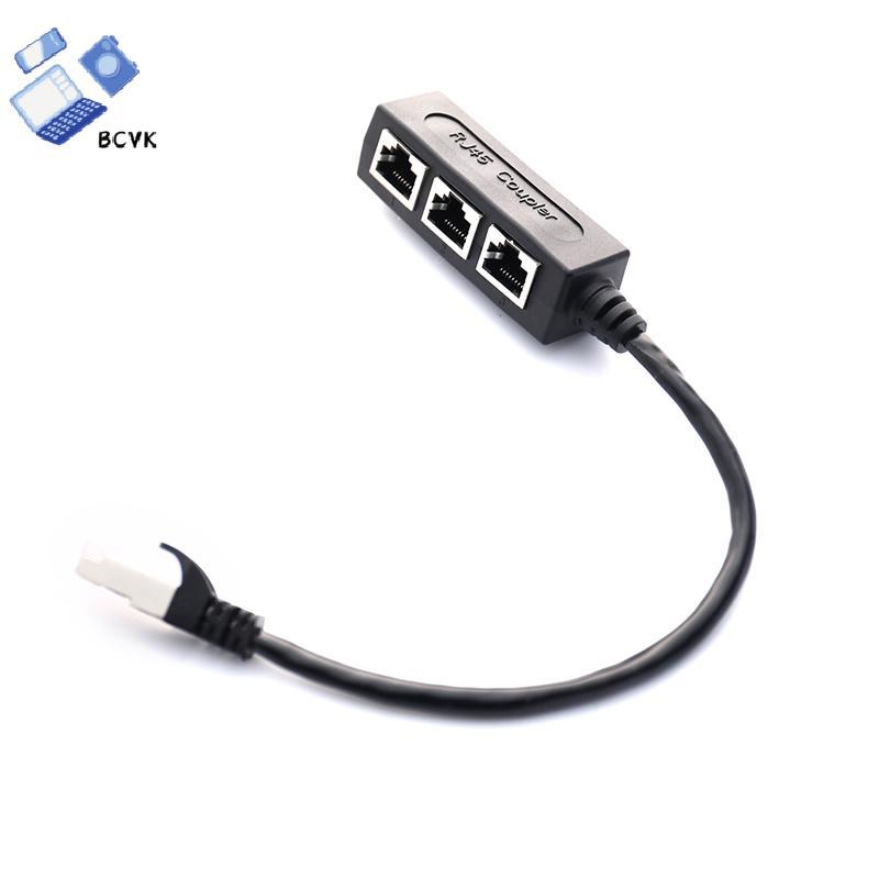 [BCVK] RJ45 Splitter LAN Ethernet Network RJ45 Connector Splitter Adapter Cable tốt