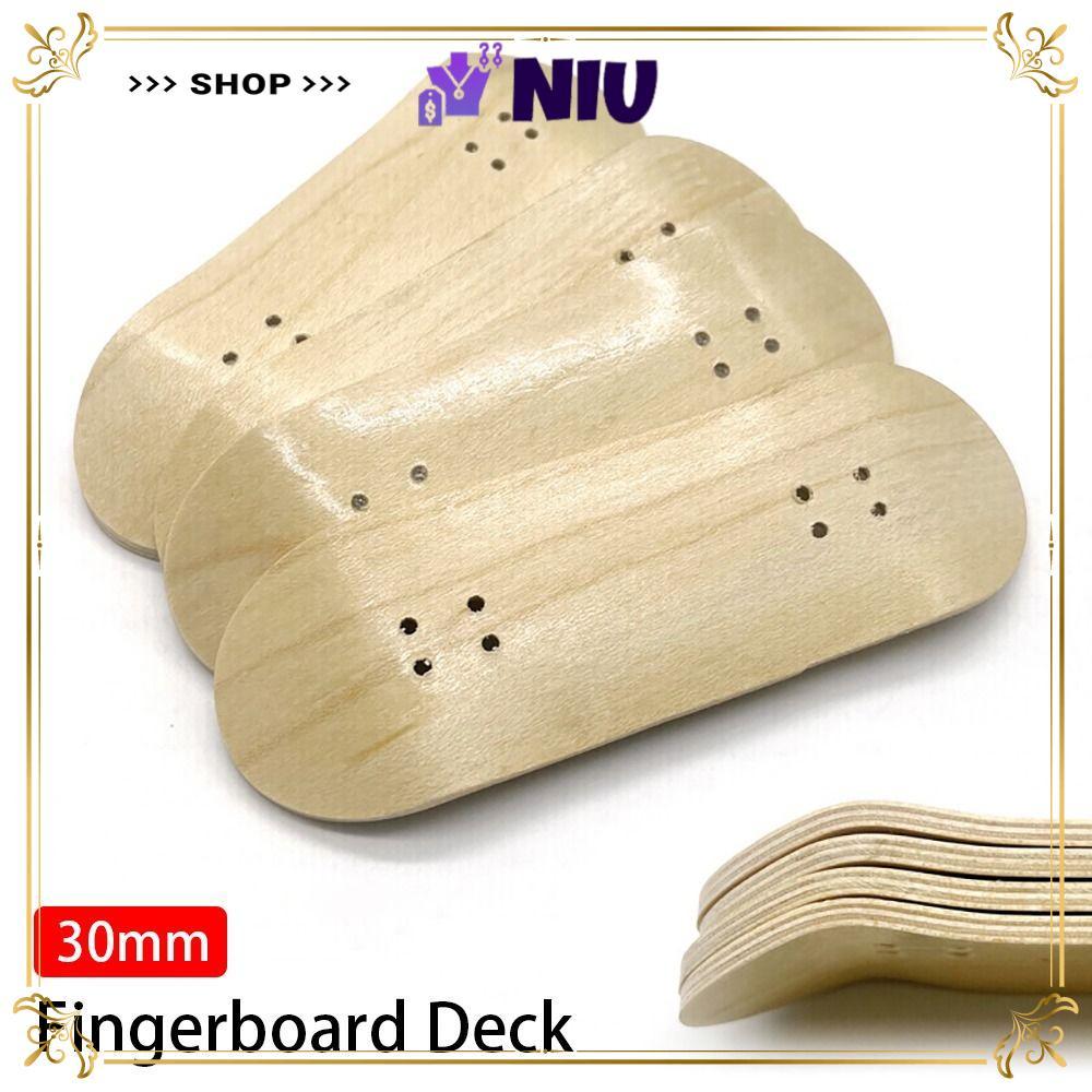 NIU 1 Chiếc Ngón Tay SkateBoard Phần, Mini 5 Lớp Fingerboard Deck, 30 Mm Maple Gỗ Fingerboard Phụ Ki