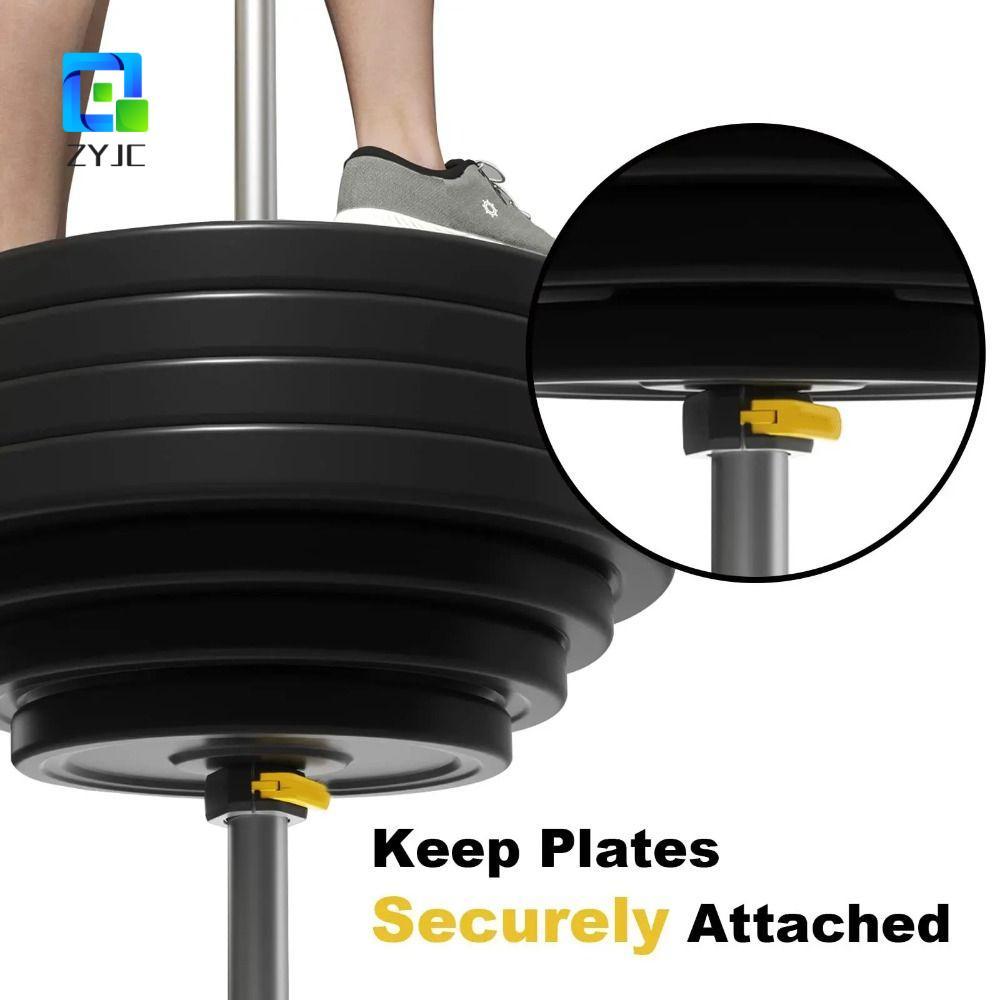 Kẹp tạ cử tạ ZYJC khóa quay tháo nhanh, phù hợpdeadlift thanh lục giác và vòng cổ tạ EZ bar