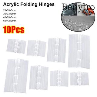 BENYTRO 10 Bản Lề Gấp, Bản Lề Cửa Acrylic, Bền Đẹp 270 Độ Có Thể Gập Lại Nội Thất Trong Suốt Phần Cứng DIY Tủ Cửa Hộp