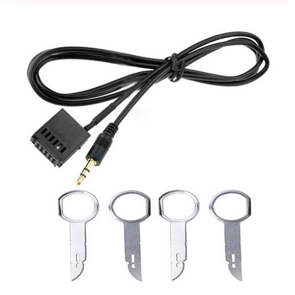Xe PC Laptop Đầu DVD Aux Cáp Adapter Cho Xe Ford Focus 6000CD MP3 Đầu Vào Âm Thanh