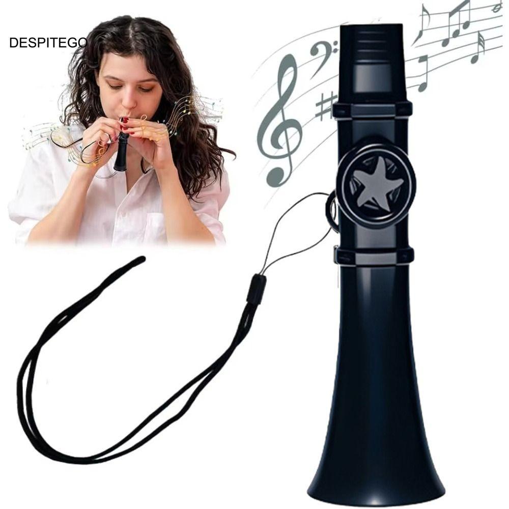 DESPITEGO Professional Kazoo, Thiết kế di động Sáo Kazoo thân bằng nhựa, Ống ngậm Dudu ngộ nghĩnh Kí