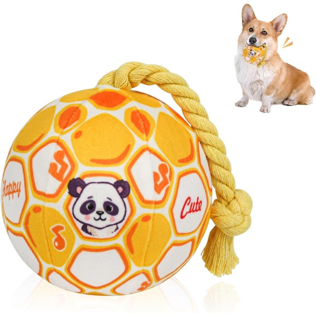 Đồ chơi cho chó cho chó nhỏ, Đồ chơi cho chó tương tác Đồ chơi bóng chó kêu có dây Đồ chơi sang trọn