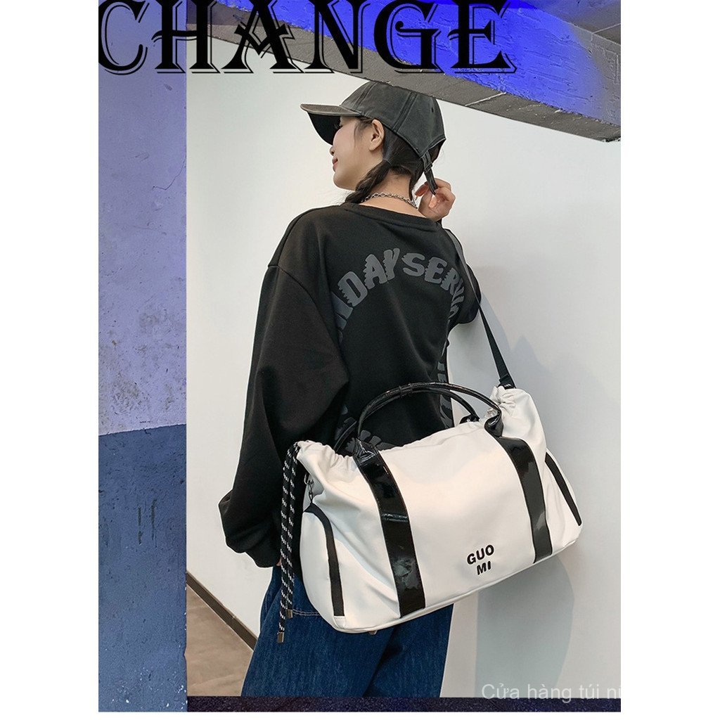 New travel bag portable drawstring bag travel luggage bag large capacity sports gym bag EJNK