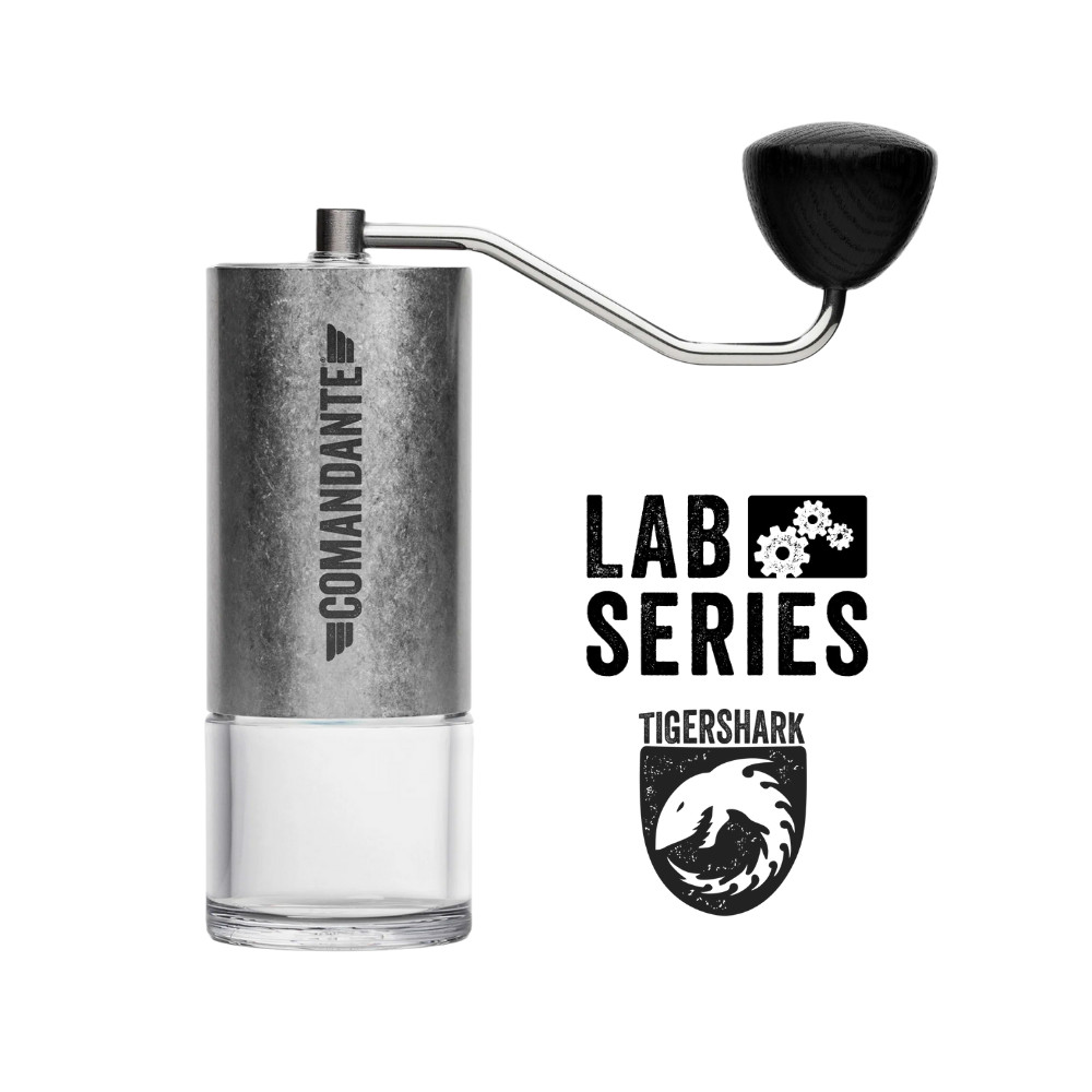 Cối Xay Cà Phê Comandante C40 Nitro Rex Lab Series Tigershark - Made in Germany