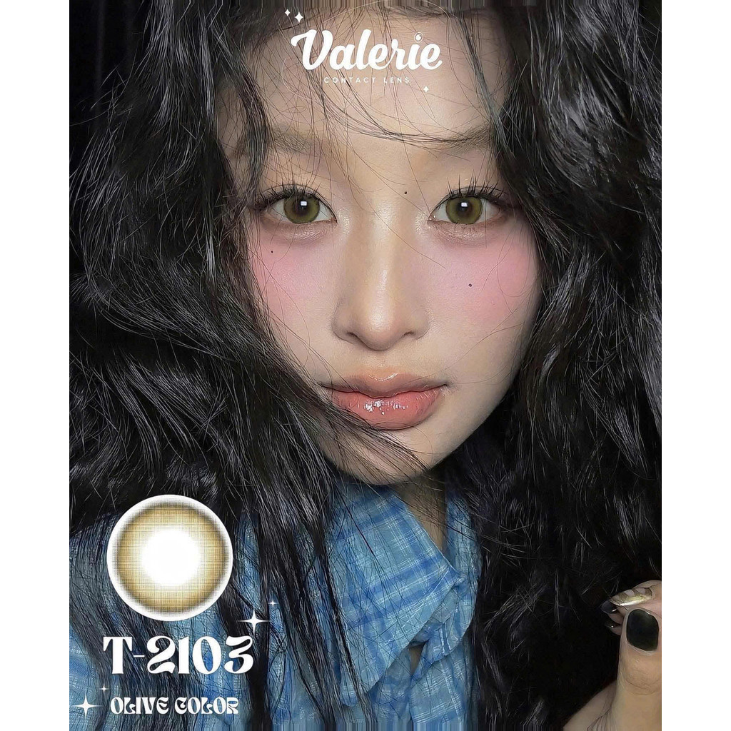 T-2103 OLIVE - LENS HÀN | MALL LENS - KÍNH ÁP TRÒNG ĐÀ NẴNG | SHIP HỎA TỐC