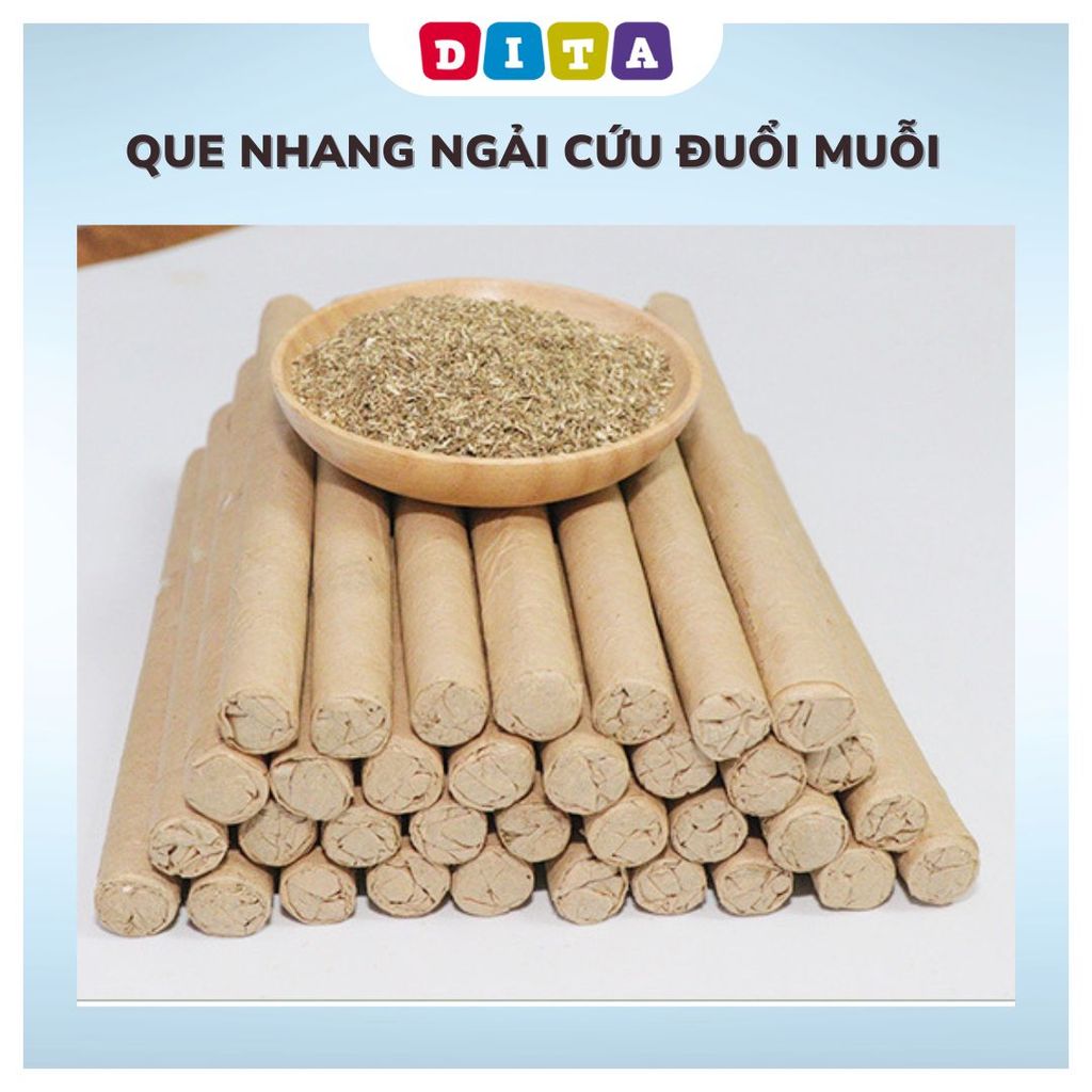 Que Nhang Ngải Cứu Đuổi Muỗi – Khử Khuẩn Tự Nhiên 100% | An Toàn Cho Mẹ & Bé