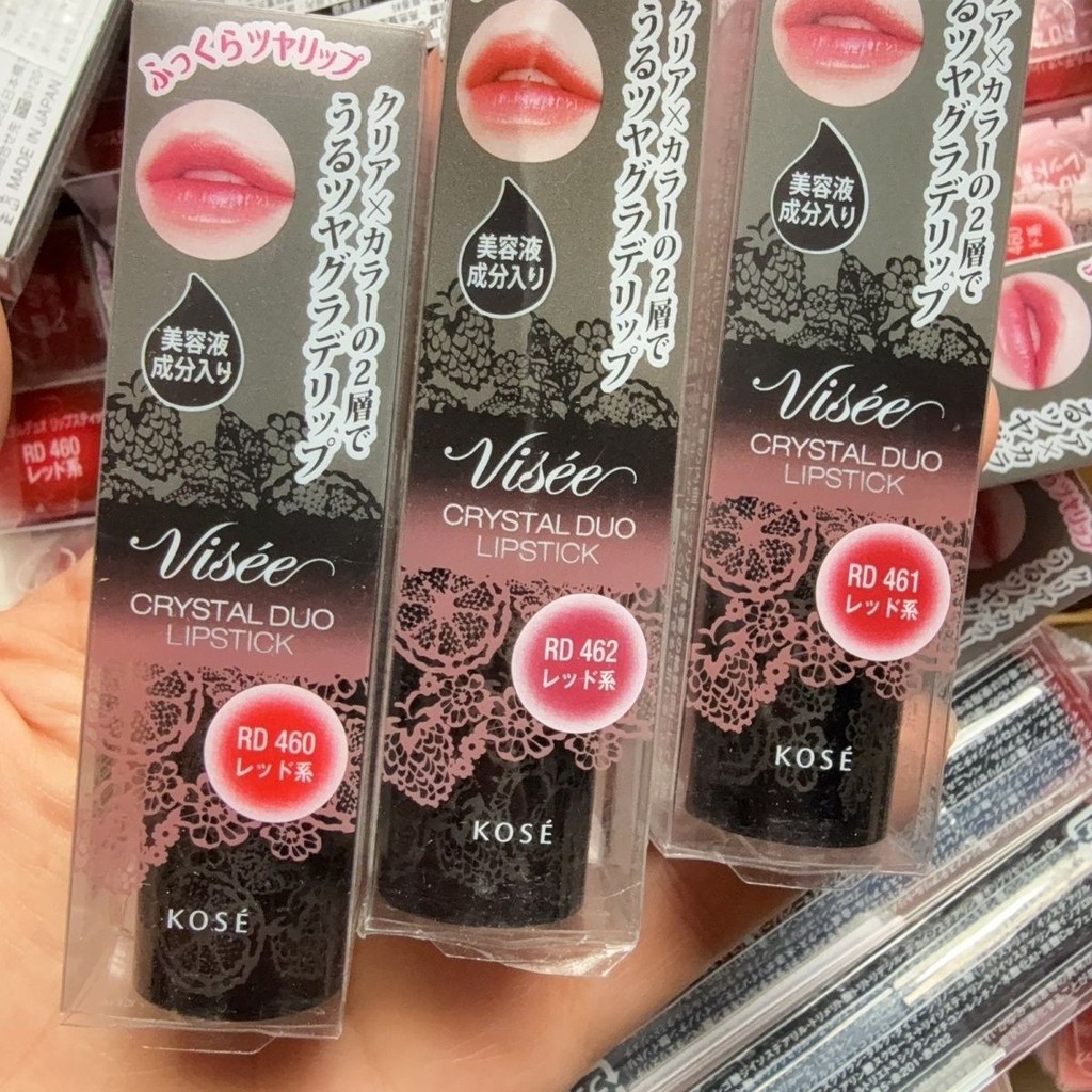 Son môi trong suốt pha lê Visee Sandwich 3,5g ngàn người ngàn màu không thể hoàn lại 12-24