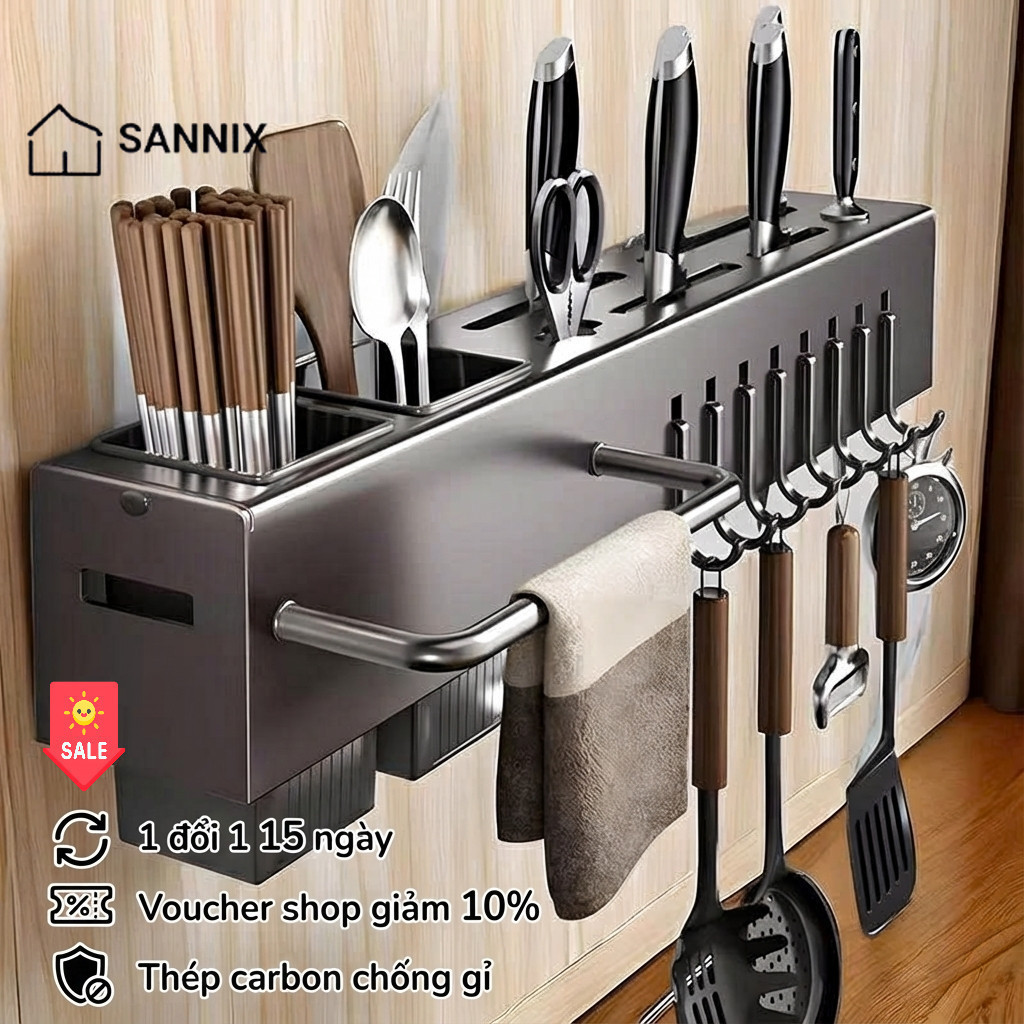 Giá Treo Dao Nhà Bếp Thép Carbon