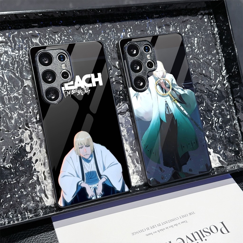 Ốp Điện Thoại Thủy Tinh Shinji Bleach 02 Kính Cho Samsung Galaxy S22 S23 S24 S25 Ultra Plus S24FE S2