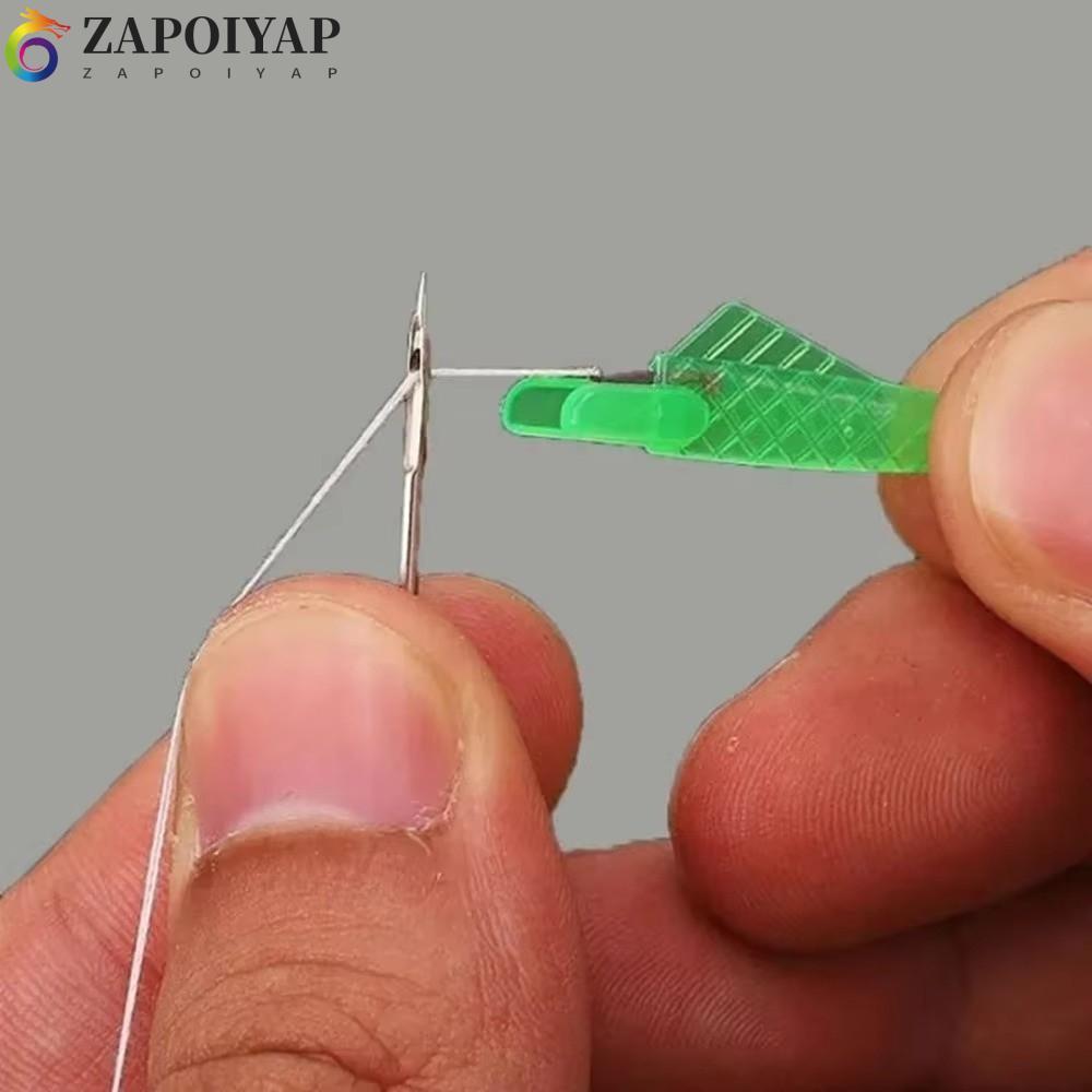ZAPPOIYAP 10 Chiếc Máy May Kim Threader, Vận Hành Nhanh Nhựa Mini Needle Threader, Di Động DIY Tiện 