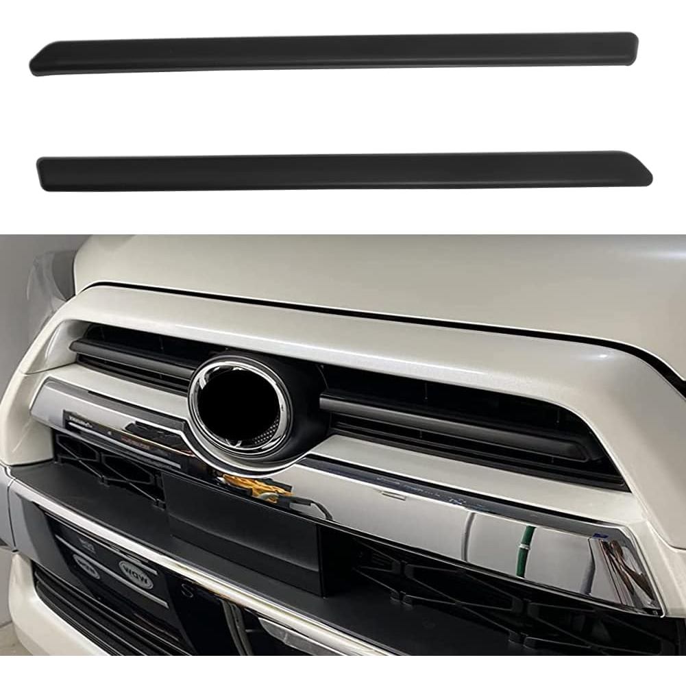 Kolya Matte Đen Mặt Trước Trung Tâm Lưới Tản Nhiệt Chèn Bao Viền Đen Biểu Tượng Bộ Cho Xe Toyota 4ru