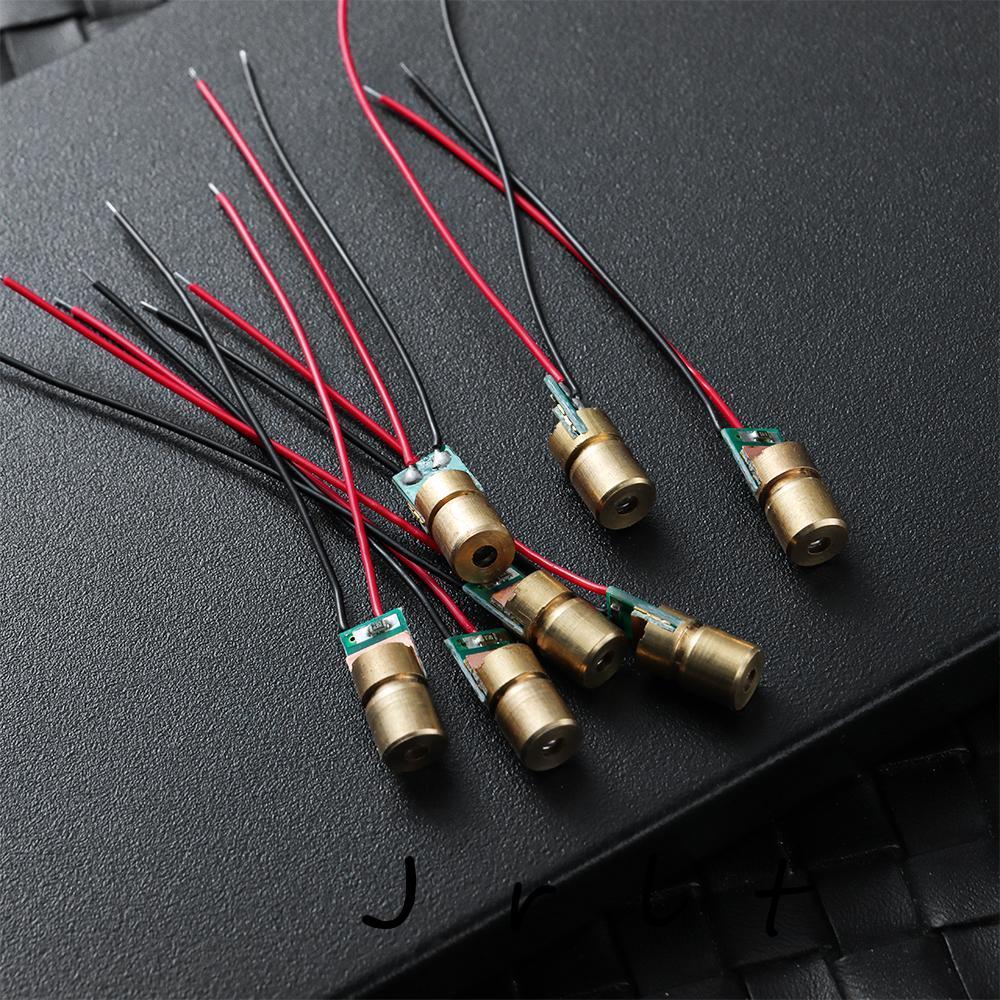 JRLT 1 / 3 / 5 / 10pc Điốt Laser Đầu Đồng Chất Lượng Cao 5 triệu watt Dot Diode Module