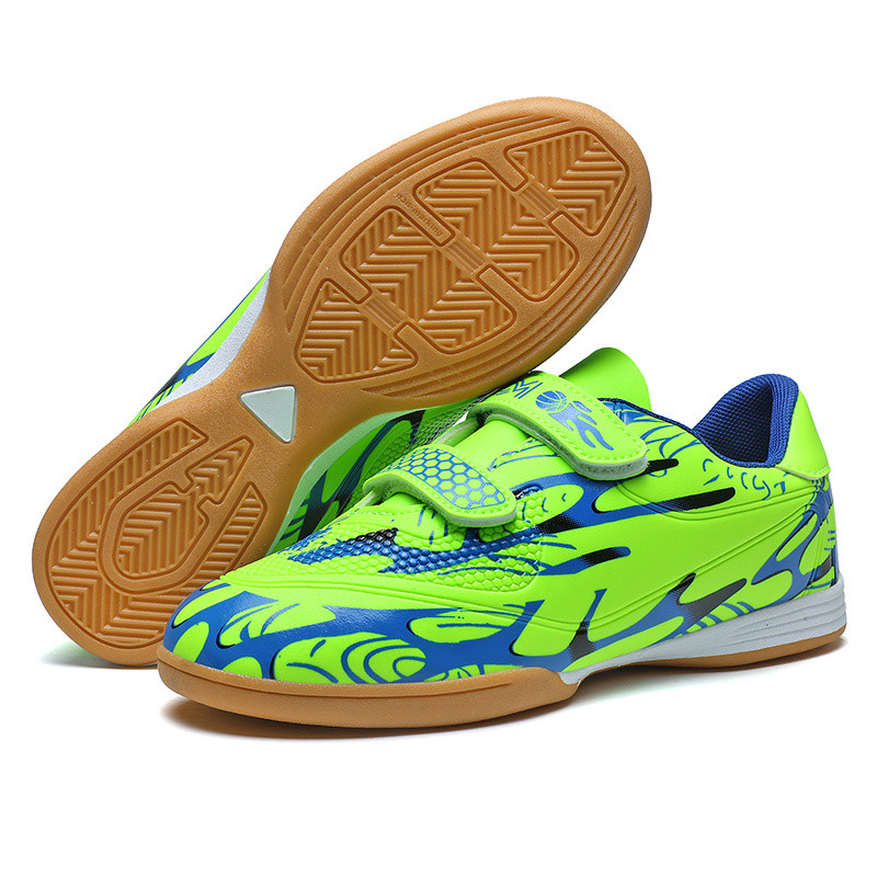 Giày bóng đá futsal trẻ em chất lượng cao, phù hợp cho bé trai và gái, chống trơn trượt trong nhà