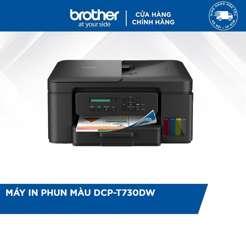 Máy in phun màu Brother DCP-T730DW - Đa năng, Tiết kiệm